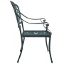 Garden chairs 2 units green cast aluminum by vidaXL, Garden chairs - Ref: Foro24-4002801, Price: 277,33 €, Discount: %