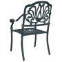 Garden chairs 2 units green cast aluminum by vidaXL, Garden chairs - Ref: Foro24-4002801, Price: 277,33 €, Discount: %