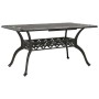 Bronze cast aluminum garden table 150x90x72 cm by vidaXL, Garden tables - Ref: Foro24-4002803, Price: 454,88 €, Discount: %