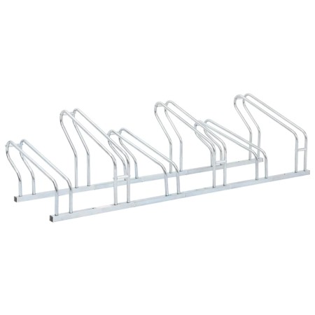 Stand for 6 bicycles independent floor galvanized steel by vidaXL, Bases and supports for storing bicycles - Ref: Foro24-4005...