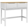 FLORO console table solid white pine wood 89.5x36.5x73 cm by vidaXL, Side tables - Ref: Foro24-374021, Price: 110,41 €, Disco...