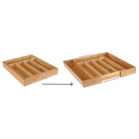 HI Extendable bamboo cutlery holder by HI, Cutlery and utensil trays - Ref: Foro24-429166, Price: 24,90 €, Discount: %