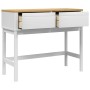 FLORO console table solid white pine wood 89.5x36.5x73 cm by vidaXL, Side tables - Ref: Foro24-374021, Price: 110,41 €, Disco...