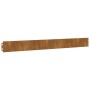 Bordes de césped acero corten flexible 10 piezas 10x103 cm de vidaXL, Recortadoras de césped - Ref: Foro24-821890, Precio: 49...