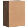 Sideboards 2 pcs engineered wood brown oak 59x39x80 cm by vidaXL, Sideboards - Ref: Foro24-3276636, Price: 193,99 €, Discount: %