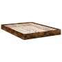 Estructura de cama madera de ingeniería roble ahumado 120x190cm de vidaXL, Camas y somieres - Ref: Foro24-842053, Precio: 84,...