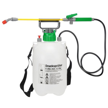 HI Pulverizador de alta presión 5 L de HI, Pulverizadores de jardín y césped - Ref: Foro24-429126, Precio: 23,74 €, Descuento: %