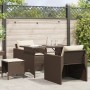 4-teilige Gartensofagarnitur und braune synthetische Rattankissen von vidaXL, Gartensets - Ref: Foro24-366360, Preis: 245,27 ...