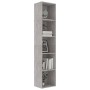 Concrete gray plywood shelving 40x30x189 cm by vidaXL, Bookcases and shelves - Ref: Foro24-800958, Price: 59,42 €, Discount: %