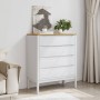 FLORO chest of drawers solid white pine wood by vidaXL, Drawers - Ref: Foro24-374009, Price: 170,08 €, Discount: %