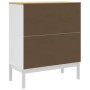 FLORO chest of drawers solid white pine wood by vidaXL, Drawers - Ref: Foro24-374009, Price: 170,08 €, Discount: %