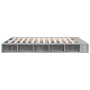 Estructura de cama madera de ingeniería gris Sonoma 200x200 cm de vidaXL, Camas y somieres - Ref: Foro24-3280452, Precio: 173...