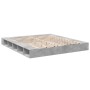 Concrete gray engineered wood bed frame 200x200cm by vidaXL, Beds and slatted bases - Ref: Foro24-3280450, Price: 170,23 €, D...