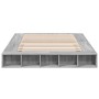 Sonoma gray engineered wood bed frame 150x200 cm by vidaXL, Beds and slatted bases - Ref: Foro24-3280473, Price: 168,90 €, Di...