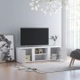 TV stand made of white plywood 120x34x37 cm by vidaXL, TV Furniture - Ref: Foro24-801161, Price: 67,08 €, Discount: %