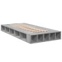 Sonoma gray engineered wood bed frame 90x200 cm by vidaXL, Beds and slatted bases - Ref: Foro24-3280522, Price: 145,14 €, Dis...