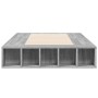 Estructura de cama madera de ingeniería gris Sonoma 90x200 cm de vidaXL, Camas y somieres - Ref: Foro24-3280522, Precio: 145,...