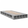 Sonoma gray engineered wood bed frame 100x200 cm by vidaXL, Beds and slatted bases - Ref: Foro24-3280515, Price: 132,33 €, Di...