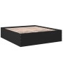 Estructura de cama madera de ingeniería negra 180x200 cm de vidaXL, Camas y somieres - Ref: Foro24-3280903, Precio: 154,90 €,...