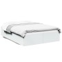 Estructura de cama madera de ingeniería blanca 135x190 cm de vidaXL, Camas y somieres - Ref: Foro24-3281035, Precio: 119,69 €...