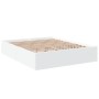 White engineered wood bed frame 160x200 cm by vidaXL, Beds and slatted bases - Ref: Foro24-3281000, Price: 128,41 €, Discount: %