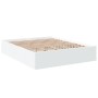 White engineered wood bed frame 160x200 cm by vidaXL, Beds and slatted bases - Ref: Foro24-3281000, Price: 128,41 €, Discount: %