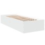 Estructura de cama madera de ingeniería blanca 90x190 cm de vidaXL, Camas y somieres - Ref: Foro24-3281063, Precio: 90,87 €, ...