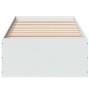 Estructura de cama madera de ingeniería blanca 90x190 cm de vidaXL, Camas y somieres - Ref: Foro24-3281063, Precio: 90,87 €, ...