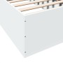 Estructura de cama madera de ingeniería blanca 90x190 cm de vidaXL, Camas y somieres - Ref: Foro24-3281063, Precio: 90,87 €, ...