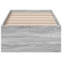 Estructura de cama madera de ingeniería gris Sonoma 90x200 cm de vidaXL, Camas y somieres - Ref: Foro24-3281061, Precio: 93,0...