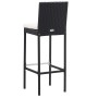 Garden bar table and chairs 5 pieces synthetic rattan and black wood by vidaXL, Garden sets - Ref: Foro24-49564, Price: 465,1...