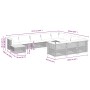 11-teiliges Gartensofa-Set und schwarze synthetische Rattankissen von vidaXL, Gartensets - Ref: Foro24-3262058, Preis: 852,12...