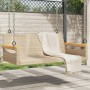 Beige synthetic rattan swing bench 109x62x40 cm by vidaXL, garden benches - Ref: Foro24-368145, Price: 84,99 €, Discount: %