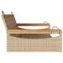 Beige synthetic rattan swing bench 109x62x40 cm by vidaXL, garden benches - Ref: Foro24-368145, Price: 84,99 €, Discount: %