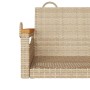 Banco columpio de ratán sintético beige 109x62x40 cm de vidaXL, Bancos de jardín - Ref: Foro24-368145, Precio: 84,46 €, Descu...