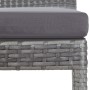 5-piece garden bar furniture set made of synthetic rattan and acacia wood in gray color. by vidaXL, Garden sets - Ref: Foro24...