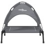 Dog bed with canopy anthracite oxford fabric and steel by vidaXL, Beds for dogs - Ref: Foro24-172596, Price: 40,57 €, Discoun...