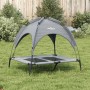 Dog bed with canopy anthracite oxford fabric and steel by vidaXL, Beds for dogs - Ref: Foro24-172594, Price: 45,27 €, Discoun...