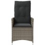 Garden recliners and cushions 2 pcs gray synthetic rattan by vidaXL, Garden chairs - Ref: Foro24-365647, Price: 207,32 €, Dis...