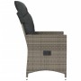 Garden recliners and cushions 2 pcs gray synthetic rattan by vidaXL, Garden chairs - Ref: Foro24-365647, Price: 207,32 €, Dis...