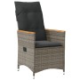 Garden recliners and cushions 2 pcs gray synthetic rattan by vidaXL, Garden chairs - Ref: Foro24-365651, Price: 244,93 €, Dis...