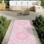 Alfombra de exterior PP rosa 80x250 cm de vidaXL, Protectores para exterior - Ref: Foro24-317036, Precio: 26,20 €, Descuento: %