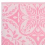 Alfombra de exterior PP rosa 80x250 cm de vidaXL, Protectores para exterior - Ref: Foro24-317036, Precio: 26,20 €, Descuento: %