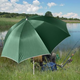 HI Green Fishing Umbrella UV30 200 cm by HI, Umbrellas - Ref: Foro24-429153, Price: 26,99 €, Discount: %