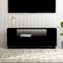 Black plywood TV cabinet 120x35x48 cm by vidaXL, TV Furniture - Ref: Foro24-801347, Price: 109,99 €, Discount: %