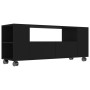 Black plywood TV cabinet 120x35x48 cm by vidaXL, TV Furniture - Ref: Foro24-801347, Price: 109,99 €, Discount: %