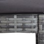 Garden bar table and chairs 7 pieces with gray synthetic rattan cushions by vidaXL, Garden sets - Ref: Foro24-49561, Price: 3...