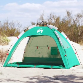 Beach tent 2 people waterproof quick opening green by vidaXL, tents - Ref: Foro24-4005303, Price: 64,99 €, Discount: %