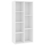 White plywood bookcase shelf 50x25x106 cm by vidaXL, Bookcases and shelves - Ref: Foro24-801107, Price: 62,33 €, Discount: %