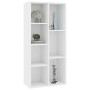 White plywood bookcase shelf 50x25x106 cm by vidaXL, Bookcases and shelves - Ref: Foro24-801107, Price: 62,33 €, Discount: %